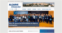 Desktop Screenshot of algarveprimeiro.com